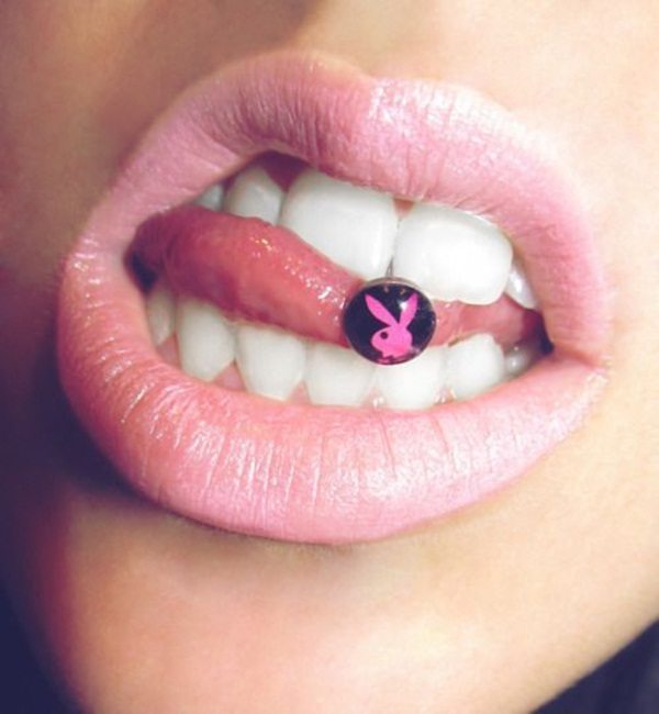 tongue piercing picture ideas
